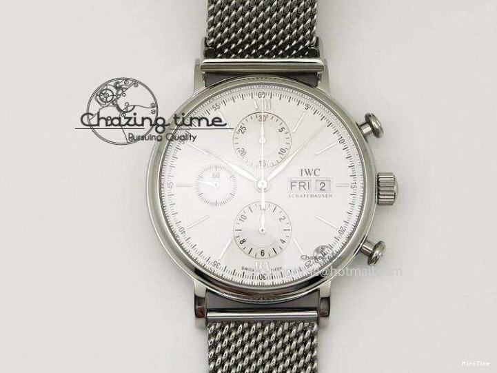 MIROTIME 0717 Timeless Big Pilot Real PR IW500901 ZF 1:1 Best Edition On Black Leather Strap A 7340